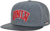 Univ Nevada Las Vegas Melton Vinyl Snapback Cap Univ Nevada Las Vegas Melton Vinyl Snapback Cap