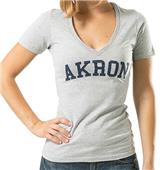 WRepublic University Akron Game Day Women's Tee WRepublic University Akron Game Day Women's Tee