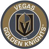 Fan Mats NHL Vegas Golden Knights Roundel Mat Fan Mats NHL Vegas Golden Knights Roundel Mat