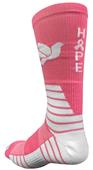 Pearsox Hope Pink Ribbon Crew Socks Pearsox Hope Pink Ribbon Crew Socks