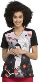 Cherokee Disney Women's V-Neck Scrub Top Cherokee Disney Women's V-Neck Scrub Top