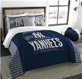 Northwest MLB Yankees King Comforter & Sham Set Northwest MLB Yankees King Comforter & Sham Set