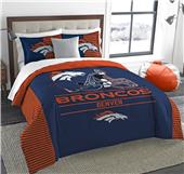 Northwest NFL Broncos King Comforter & Sham Set Northwest NFL Broncos King Comforter & Sham Set