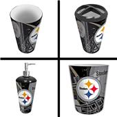 Northwest NFL Pittsburgh Steelers 4-Piece Bath Set Northwest NFL Pittsburgh Steelers 4-Piece Bath Set