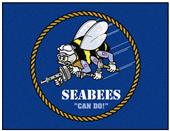 Fan Mats United States Navy SEABEES All-Star Mat Fan Mats United States Navy SEABEES All-Star Mat