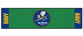 Fan Mats U.S. Navy SEABEES Putting Green Mat Fan Mats U.S. Navy SEABEES Putting Green Mat