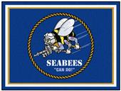 Fan Mats U.S. Navy SEABEES 8'x10' Rug Fan Mats U.S. Navy SEABEES 8'x10' Rug
