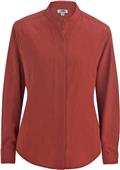Edwards Womens Batiste Stand-up Colloar Blouse Edwards Womens Batiste Stand-up Colloar Blouse