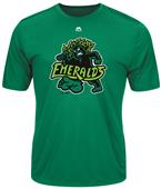 MiLB Evolution Eugene Emeralds Baseball Tee MiLB Evolution Eugene Emeralds Baseball Tee
