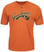 MiLB Evolution Greensboro Grasshopper Baseball Tee MiLB Evolution Greensboro Grasshopper Baseball Tee