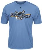 MiLB Evolution Wilmington Bluerock Baseball Tee MiLB Evolution Wilmington Bluerock Baseball Tee