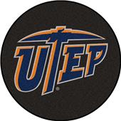 Fan Mats NCAA UTEP Texas Puck Mat Fan Mats NCAA UTEP Texas Puck Mat