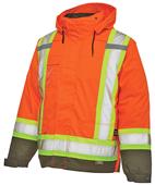 Work King Lined 5-In-1 Safety Jacket Work King Lined 5-In-1 Safety Jacket
