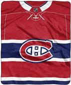Northwest NHL Canadiens "Jersey" Raschel Throw Northwest NHL Canadiens "Jersey" Raschel Throw