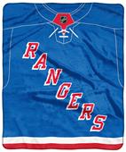 Northwest NHL Rangers "Jersey" Raschel Throw Northwest NHL Rangers "Jersey" Raschel Throw