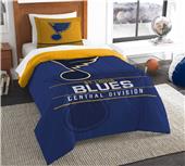 Northwest NHL Blues Twin Comforter & Sham Northwest NHL Blues Twin Comforter & Sham