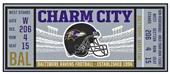 Fan Mats NFL Baltimore Ravens Ticket Runner Fan Mats NFL Baltimore Ravens Ticket Runner
