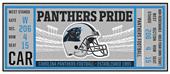 Fan Mats NFL Carolina Panthers Ticket Runner Fan Mats NFL Carolina Panthers Ticket Runner