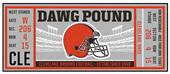 Fan Mats NFL Cleveland Browns Ticket Runner Fan Mats NFL Cleveland Browns Ticket Runner