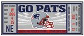 Fan Mats NFL New England Patriots Ticket Runner Fan Mats NFL New England Patriots Ticket Runner