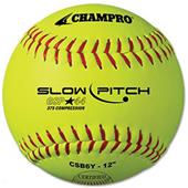 Champro Game .44 Slow Pitch ASA Softballs CSB6Y EA Champro Game .44 Slow Pitch ASA Softballs CSB6Y EA