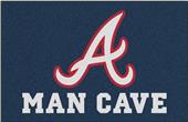 Fan Mats MLB Atlanta Braves Man Cave Starter Mat Fan Mats MLB Atlanta Braves Man Cave Starter Mat