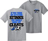 Utopia Adult/Youth Smell My Cleats Soccer T-Shirt Utopia Adult/Youth Smell My Cleats Soccer T-Shirt