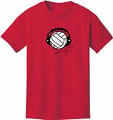 Utopia Adult/Youth Volleyball Headphones T-Shirt Utopia Adult/Youth Volleyball Headphones T-Shirt