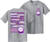 Utopia Girls Are Made Volleyball T-Shirt Utopia Girls Are Made Volleyball T-Shirt