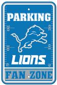 NFL Detroit Lions 12" x 18" Plastic Parking Sign NFL Detroit Lions 12" x 18" Plastic Parking Sign