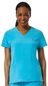 Maevn Pure Women's 3 Panel V-Neck Top Maevn Pure Women's 3 Panel V-Neck Top