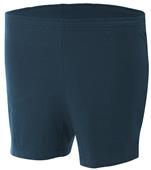 A4 CNW5007 Womens 3" Cheer Shorts - Closeout A4 CNW5007 Womens 3" Cheer Shorts - Closeout