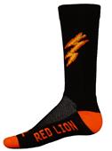 Red Lion Charge Lightning Bolt Crew Socks - CO Red Lion Charge Lightning Bolt Crew Socks - CO