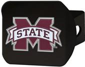 Fan Mats Mississippi St. Black/Color Hitch Cover Fan Mats Mississippi St. Black/Color Hitch Cover
