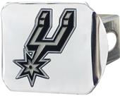Fan Mats NBA San Antonio Chrome/Color Hitch Cover Fan Mats NBA San Antonio Chrome/Color Hitch Cover