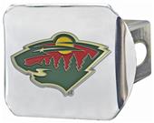 Fan Mats NHL Minnesota Chrome/Color Hitch Cover Fan Mats NHL Minnesota Chrome/Color Hitch Cover