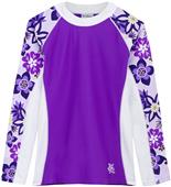 Tuga Swimwear Girls Shoreline L/S Rash Guards Tuga Swimwear Girls Shoreline L/S Rash Guards
