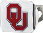 Fan Mats NCAA Oklahoma Chrome/Color Hitch Cover Fan Mats NCAA Oklahoma Chrome/Color Hitch Cover