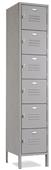 Vanguard Steel 6 Tier, 1 Wide Gym Lockers Vanguard Steel 6 Tier, 1 Wide Gym Lockers