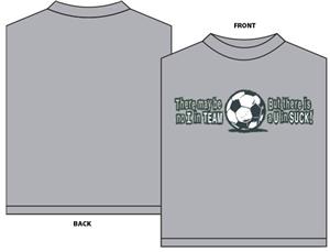 U in suck soccer tshirt gift