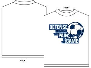Bring the pain soccer tshirt gift
