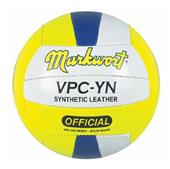Markwort Yellow/Navy Synthetic Leather Volleyballs Markwort Yellow/Navy Synthetic Leather Volleyballs