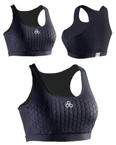 Womens HexPad Lined Racerback Sports Bra