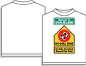 Goalieland soccer tshirt