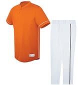 Rush Two-Button Baseball Jerseys Uniform Kits