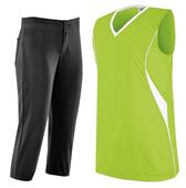 Womens WAVE Sleeveless Softball Jersey Uniform Kit Womens WAVE Sleeveless Softball Jersey Uniform Kit