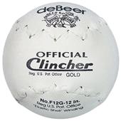 DeBeer 12" Specialty Gold Clincher Softballs 6 pk DeBeer 12" Specialty Gold Clincher Softballs 6 pk