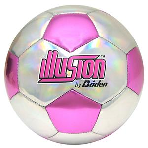 Baden Illusion Pink/Silver Soccer Balls Closeout