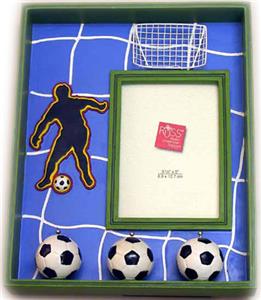  Picture Frame w/Soccer Balls  CLOSEOUT
