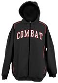 Combat Full Zip Cotton/Poly Sweatshirt Jacket
